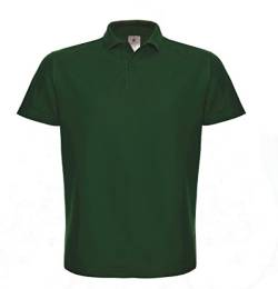 B&C: Piqué Polo Shirt ID.001 PUI10, Größe:L;Farbe:Bottle Green von B&C