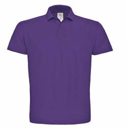 B&C: Piqué Polo Shirt ID.001 PUI10, Größe:L;Farbe:Purple von B&C