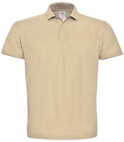 B&C: Piqué Polo Shirt ID.001 PUI10, Größe:L;Farbe:Sand von B&C