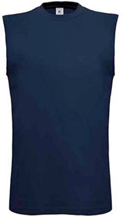 B&C: Sleeveless T-Shirt Exact Move TM201, Größe:L;Farbe:Navy von B&C