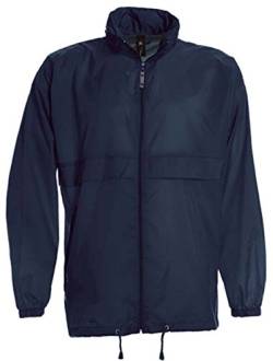 B&C: Windbreaker Sirocco, Größe:XL;Farbe:Navy von B&C