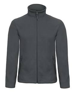 Micro Fleece Full Zip ID.501 - Farbe: Dark Grey - Größe: 4XL von B&C