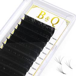 1 Tray Selbstfächernde Wimpern C-0.07-13 Easy Fan Lashes für Volumentechnik C Curl Wimpernextensions 0.07 Stärke Volumen Wimpern Einzelne Länge Schwarz(13 mm, 1 Tray C-0.07) von B&Qaugen