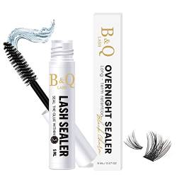 BQ Wimpernverlängerung Sealer Weiß White Wimpernversiegelung Nicht Wimpernkleber Sealant Für Einzelne Wimpern Lash Sealant Künstliche Wimpern Sealant Eyelash Overnight Sealer (Seal-5ML, White) von B&Qaugen