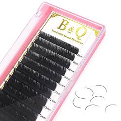 Einzelwimpern Volumen Wimpern D-0.07-15 Wimpernverlängerung 8-15mm Länge Individual Eyelash Extensions C D curl Wimpern Einzel (15 mm, D-0.07) von B&Qaugen