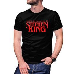 Based On The Novel by Stephen King Herren Schwarz T-Shirt Size XXL von B&S Boutique