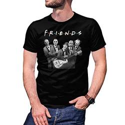 Friends Horror Halloween Band Herren Schwarz T-Shirt Size XXL von B&S Boutique