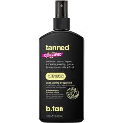 b.tan Intensifier Deep Tanning Dry Spray Oil | Get a Faster, Darker Sun Tan From Tan Accelerating Actives, Packed with Ultra Moisturizing Oils to Keep Skin Hydrated, Vegan, 8 Fl Oz von B.TAN