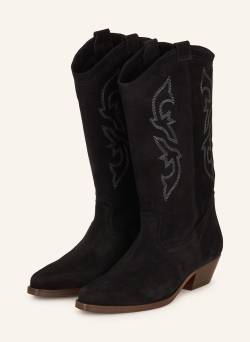 Ba&Sh Cowboy Boots Claurys schwarz von BA&SH