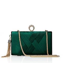 BABEYOND Damen Clutch abendtasche damen Elegant Chain Bag und Abnehmbarer Kette Wedding Prom Party Handbag, Crossbody Shoulder Bag, Small Shoulder Bag von BABEYOND