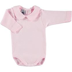 BABIDU Unisex Baby Body Cuello Algodon, Rosa, 12 Monate von BABIDU