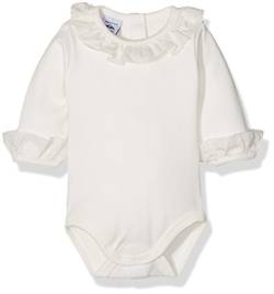 BABIDU Unisex Baby Body Cuello Batista, Beige, 6 Monate von BABIDU