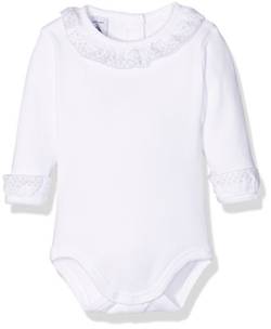 babidu Unisex Baby Body Cuello Batista, Grau, 3 Monate von BABIDU