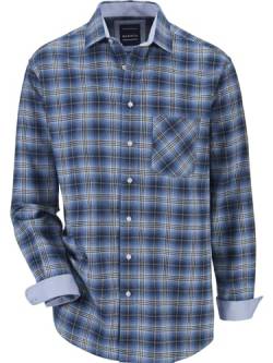 BABISTA Herren Flanellhemd Floreverti blau 3XL (XXXL) - 47/48 von BABISTA