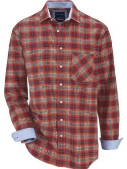 BABISTA Herren Flanellhemd Floreverti rot XL - 43/44 von BABISTA