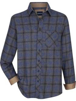 BABISTA Herren Hemd Milantara blau 3XL (XXXL) - 47/48 von BABISTA