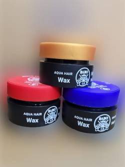 BA-BO M&R AQUA HAIR WAX SET - 3 Stück ~ 150ml - Professional Barber Hairwax - Rot Gold Blau von BABO