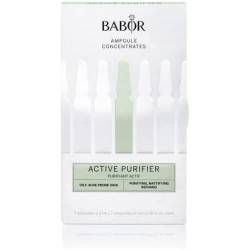 BABOR Active Purifier, Serum Ampullen für das Gesicht, Mit Teebaumöl für reduzierte Unreinheiten, Vegane Formel, Ampoule Concentrates, 7 x 2 ml von BABOR