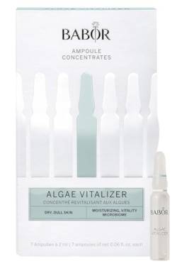 BABOR Algae Vitalizer, Serum Ampullen für das Gesicht, Mit Algenextrakten für einen vitalisierten Teint, Vegane Formel, Ampoule Concentrates, 7 x 2 ml von BABOR