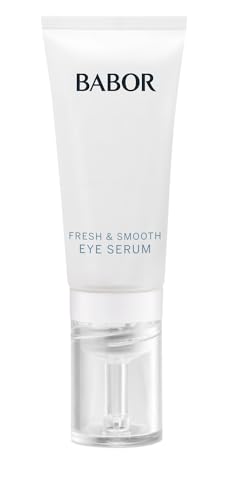 BABOR Fresh & Smooth Eye Serum | Intensive Feuchtigkeit & Frische für eine glatte Augenpartie | Hyaluronsäure, LIFT-UP & Aloe Vera | Augenserum - 15ml von BABOR