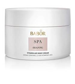 BABOR SPA Shaping Vitamin ACE Body Cream, reichhaltige Anti-Aging Creme, schützt vor umweltbedingter Hautalterung, regeneriert, gegen Cellulite, 200ml, Cedarwood von BABOR