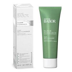 DOCTOR BABOR CLEANFORMANCE Clay Multi-Cleanser für jede Haut, Milde Reinigung und Reinigungsmaske, Prä-/Probiotika Komplex, Vegane Formel, 1 x 50 ml von BABOR