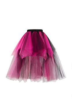 BABYONLINE D.R.E.S.S. Damen Tüllrock 50er Jahre Rockabilly Petticoat Mehrfarbig Karneval Kostüm Petticoat Röcke Kurz Ballkleid von BABYONLINE D.R.E.S.S.