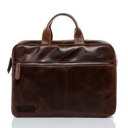 BACCINI Laptoptasche Leder BEN braun 15" Businesstasche von BACCINI