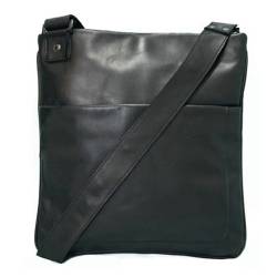 BACCINI UmhÃ¤ngetasche Leder MATTEO schwarz 11" Schultertasche von BACCINI