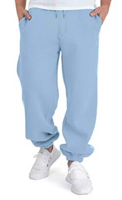 BACKSPIN Sportswear Jogginghose Herren & Damen Hellblau I Warme Unisex Jogging-Hose weit geschnitten mit 70% Baumwolle I Sweatpants kuschelig Freizeithose von BACKSPIN Sportswear