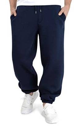 BACKSPIN Sportswear Jogginghose Herren & Damen Marine Blau I Warme Unisex Jogging-Hose weit geschnitten mit 70% Baumwolle I Sweatpants kuschelig Freizeithose von BACKSPIN Sportswear