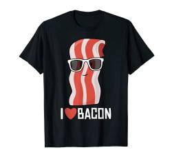 I Love Bacon T-Shirt Rasher mit Sonnenbrille T-Shirt von BACON