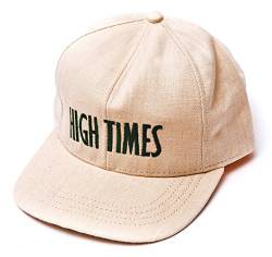 BAD TASTE Basecap HIGH Times Baseball Cap 100% Hanf Natur Bestickt aus den USA von BAD TASTE