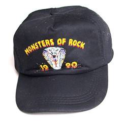 Basecap Monsters of Rock 1990 Baseball Cap Rarität von 1990 von BAD TASTE