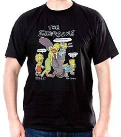 T-Shirt The Simpsons No. 1 Baumwolle Siebdruck erhältlich in den Größen M, L, XL und XXL Original von 1991 (XL) von BAD TASTE
