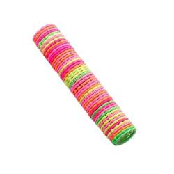 50/200 Stück Nylon elastisches Gummiband Mädchen niedliche Haarbänder Haarschmuck Kinder Candy Farbe Pferdeschwanzhalter Stirnband Ornamente (Color : Style 04, Size : 50pcs) von BADALO