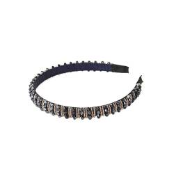 Korea Kristall weiches Stirnband Damen Strass Haarband Perlen Grenze Mädchen Haarschmuck Kopfschmuck Haarband (Color : 4, Size : One Size) von BADALO