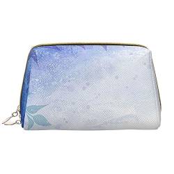 Friedlicher See Gedruckt Make-up Tasche Leder Kosmetiktasche Reise Kulturbeutel Frauen Organizer Taschen, Eisblume, Einheitsgröße, Taschen-Organizer von BAFAFA