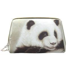 Husky Dogs Bedruckte Make-up-Tasche Leder Kosmetiktasche Reise Kulturbeutel Frauen Organizer Taschen, panda, Einheitsgröße, Taschen-Organizer von BAFAFA