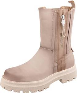 BAGATT Damen Carley Mode-Stiefel, beige, 36 EU von BAGATT