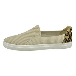 BAGATT Damen Cesena Slipper, beige/Animal Print, 36 EU von BAGATT