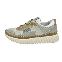 BAGATT Damen D31-ADO01 Sneaker, beige/Multicolour, 36 EU von BAGATT