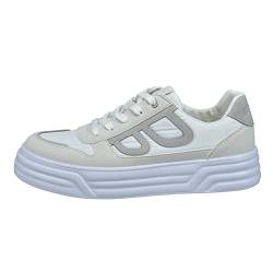 BAGATT Damen D31-ADP03 Sneaker, White/Light Grey, 37 EU von BAGATT