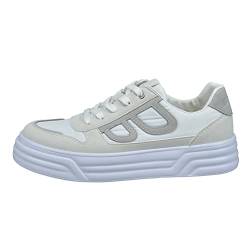BAGATT Damen D31-ADP03 Sneaker, White/Light Grey, 40 EU von BAGATT