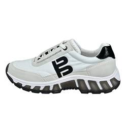 BAGATT Damen D31-AE903 Sneaker, White/Black, 38 EU von BAGATT