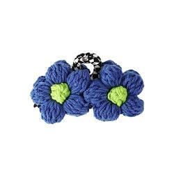 Krokodilklemme, Kopfschmuck, Haarklemme, Damen, stricken, Blumen-Haarspangen, Haarspangen, Blumen-Haarspangen, Haarspangen, Kopfbedeckung, Mode, Herbst-Winter-Accessoires, 68C (Color : 68C, Size : R von BAGLEV