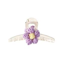 Krokodilklemme, Kopfschmuck, Haarklemme, Damen, stricken, Blumen-Haarspangen, Haarspangen, Blumen-Haarspangen, Haarspangen, Kopfbedeckung, Mode, Herbst-Winter-Accessoires, 68C (Color : KH0277A, Size von BAGLEV