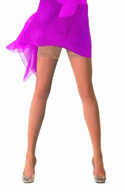 BAHNER Stützstrumpfhose Cellulite für Damen, Premium haltlose Strumpfhose, Strumpf, Strümpfe für Frauen, Figur formend, für schöne Beine, Entspannung der Beine, Shapingeffekt, blickdicht (L, Make Up) von BAHNER