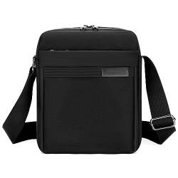 BAIGIO Umhängetasche Herren Schultertasche Klein Schwarz Herrentasche zum Umhängen Crossbody Männer Tasche Kuriertasche für Arbeit Reise Alltagsleben von BAIGIO