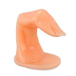 Falsche Finger Gliederpuppe fuer die Ausbildung Acryl Fiberglas Nagelkunst Orange. von BAIGOO